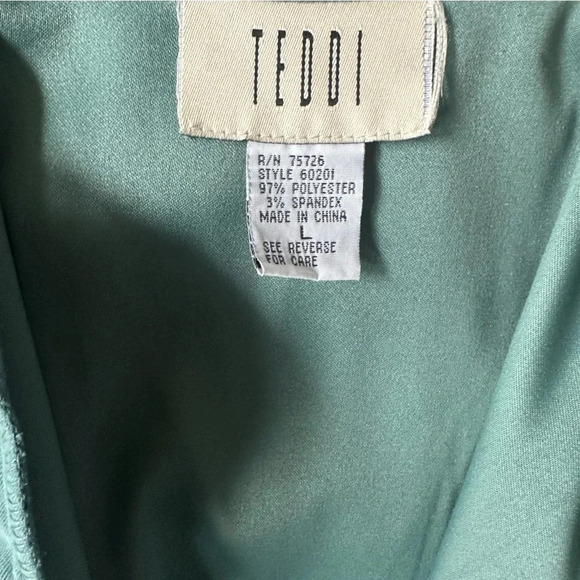 Vintage Y2K Muted Earthy Green Casual‎ Full Zip Casual Bomber Shacket Jacket L - Picture 6 of 12